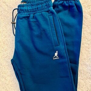 Kangol Mens Teal Joggers